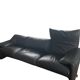 Canapé Maralunga Cassina en cuir noir