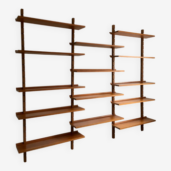 Modular wall shelves design 60s