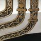 Old Large Menorah/Jewish/Hebrew Candlestick with 7 lights. Signed "Israel". 1950s. Size 23 x 24 cm