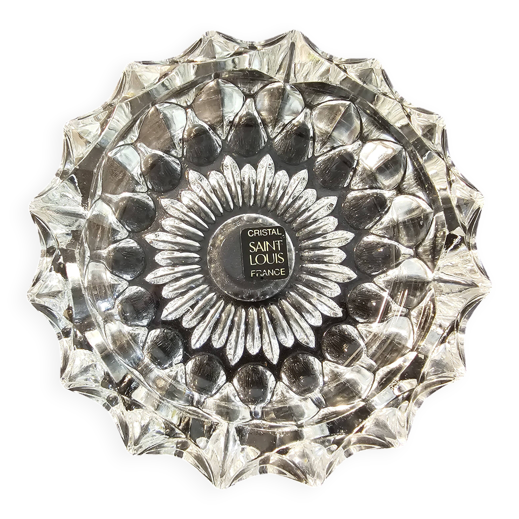 Cendrier cristal Saint-Louis