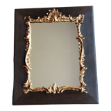 Black and gold mirror