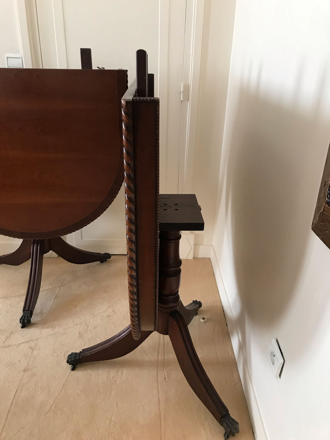 English mahogany table