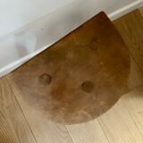Wooden tripod stool
