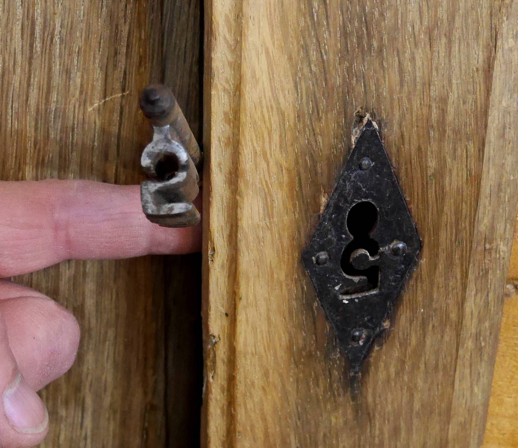 Paire de porte en bois du 18 eme siecle
