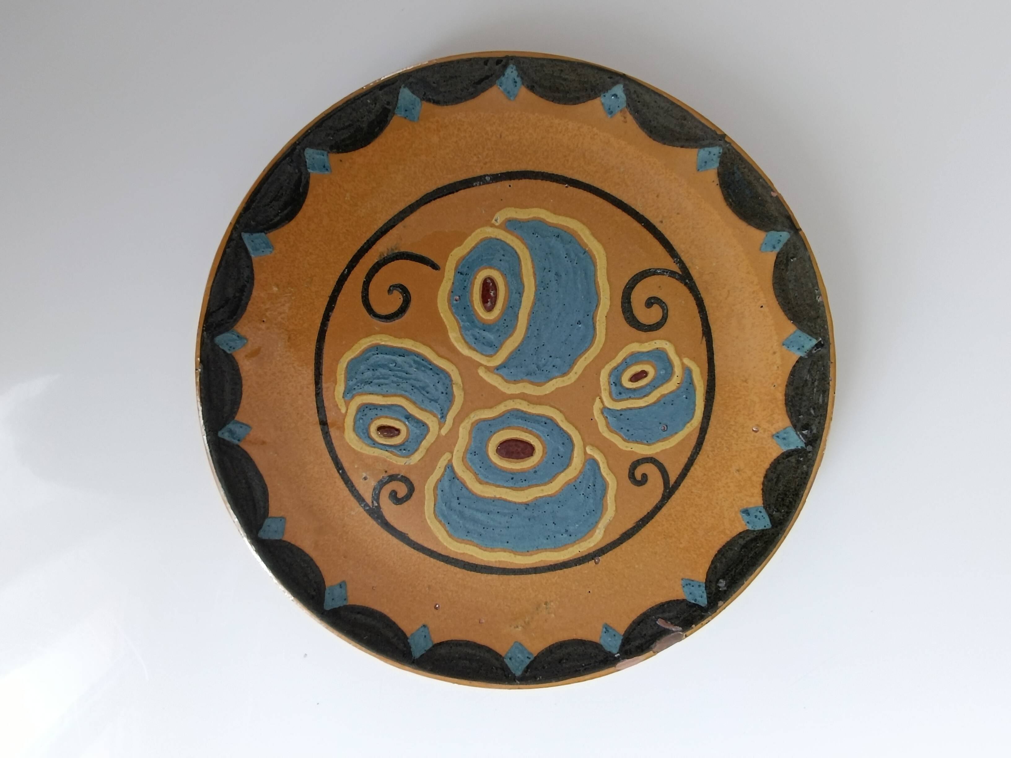 Set of 2 Ferney-Voltaire ceramic plates