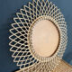 Rattan sun mirror 27cm