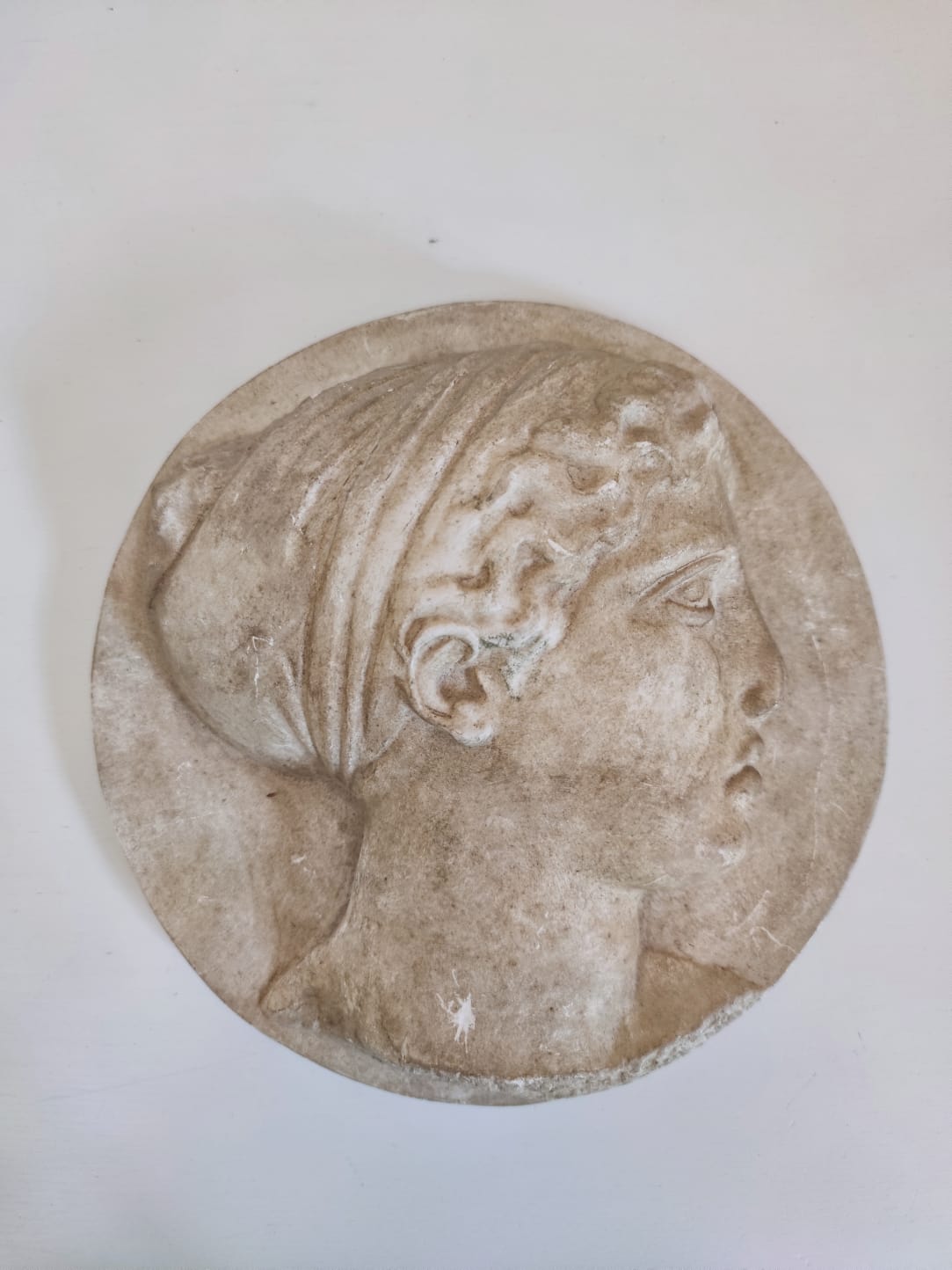 Plaster head Louvre Museum