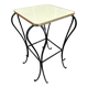 plant stand console plant stand side table Formica and metal