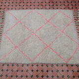 Carpet in wool Beni Ourain 150x110cm