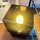 Vintage smoked plexiglass lamp