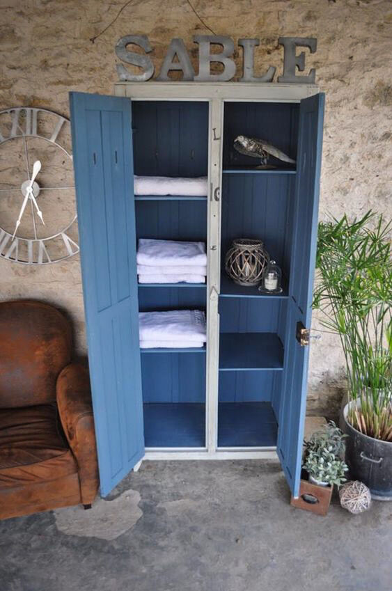 Parisian wardrobe "bag for rent - sea salt"