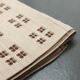 Tablecloth and its beige and brown towels 70s