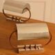 Pair of metal table lamps - 1920s