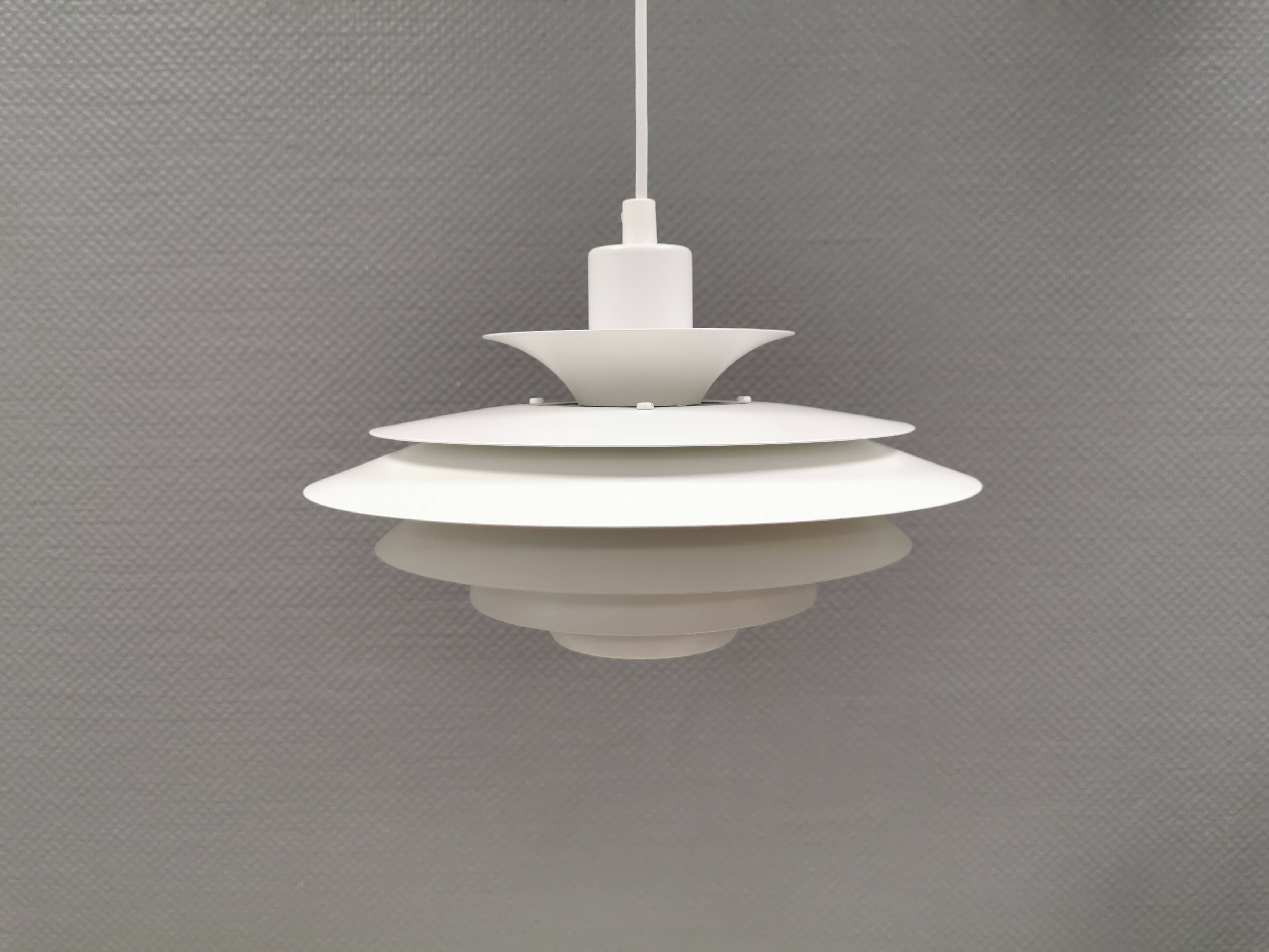 Danish hanging lamp from the 1980s, manufactured by Jeka, model 1029-P.