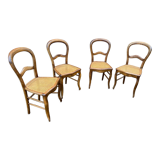 4 chaises rustique d’époque Louis Philippe