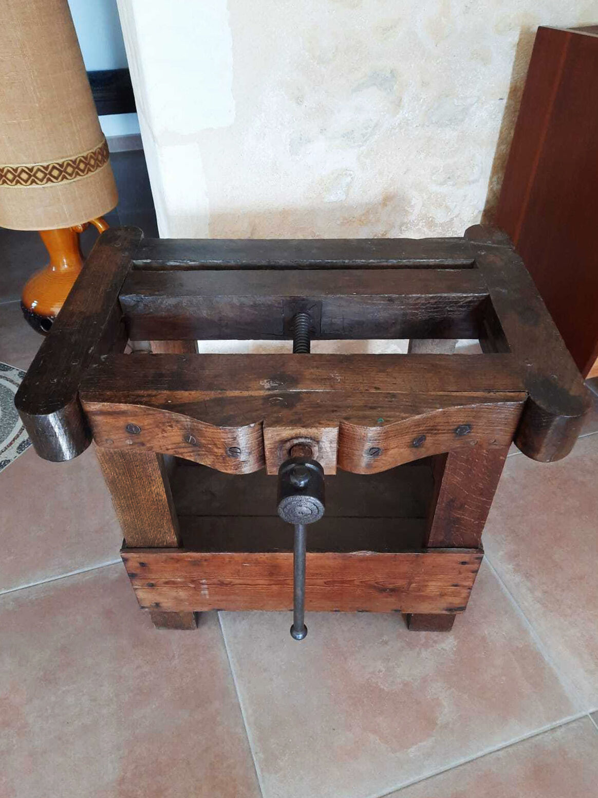 Old binding press