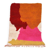 Handmade traditional Beni Ourain Berber rug, size 150 x 250 cm.