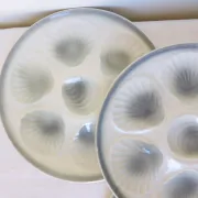 4 oyster plates Moulin des Loups 2106174