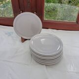 12 assiettes à dessert Gien