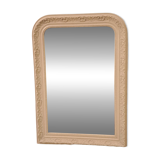 Louis Philippe style mirror in patinated stucco