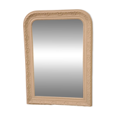 Miroir style Louis Philippe en stuc patiné
