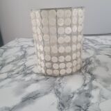 Vintage mother-of-pearl and nylon lampshade