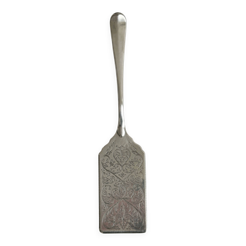 Pelle à gâteau en métal argenté