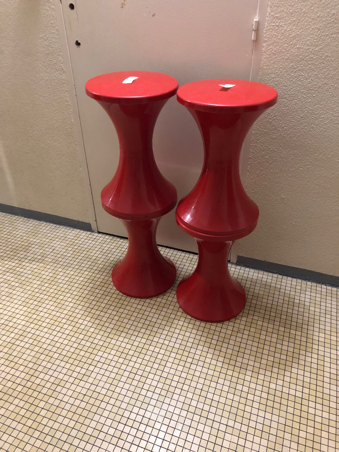 Red Tam Tam stool – official reissue – iconic design