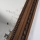 Large old mirror 65cm, carved wooden frame