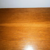 Rattan and wood desk