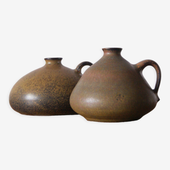 Ceramic Vases by Gisela & Walter Baumfalk for Töpferei Baumfalk, Set of 2