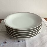 Lot 6 assiettes porcelaine Ch. Ahrenfeldt