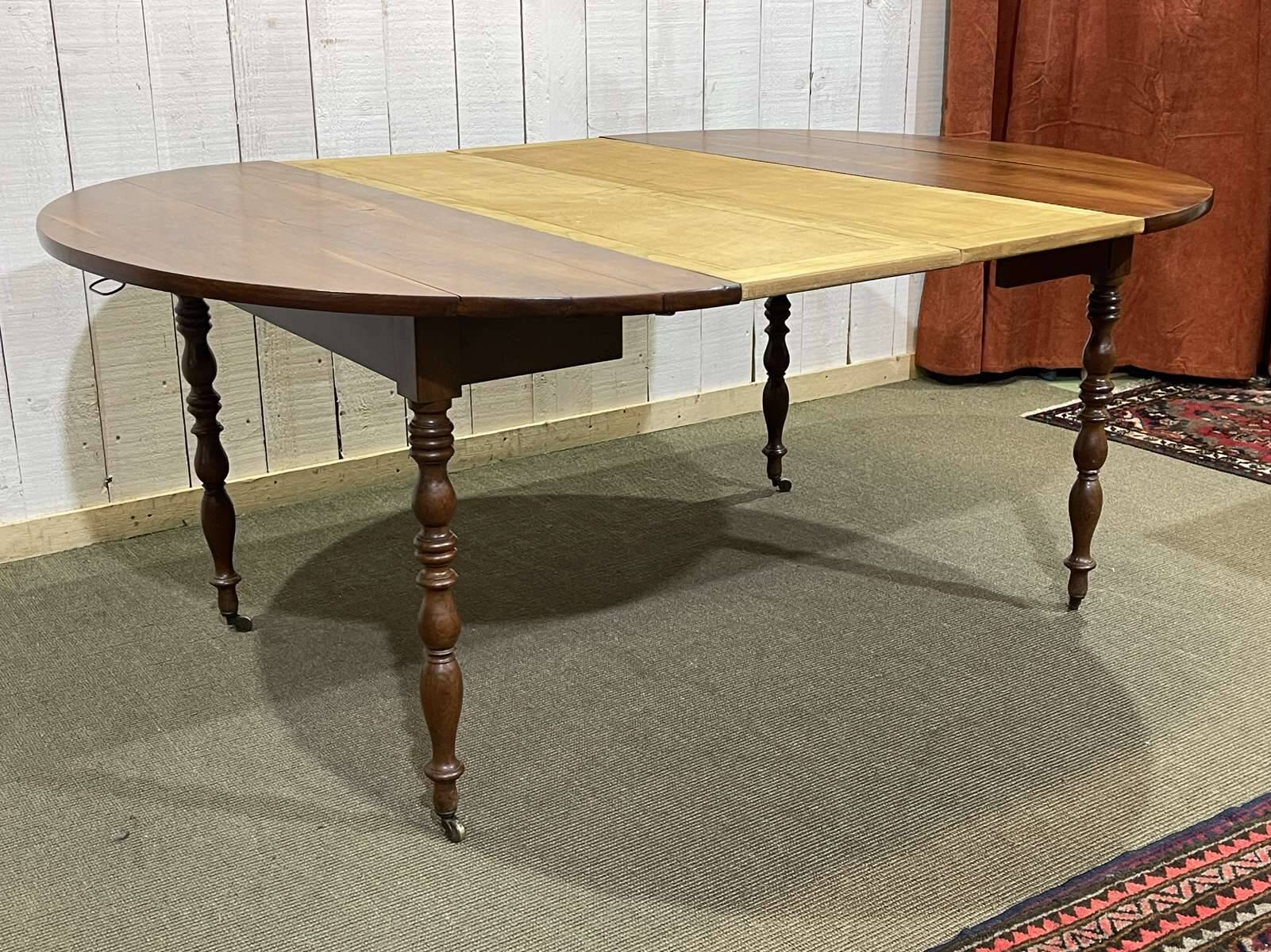 Table Louis Philippe XIXème en merisier