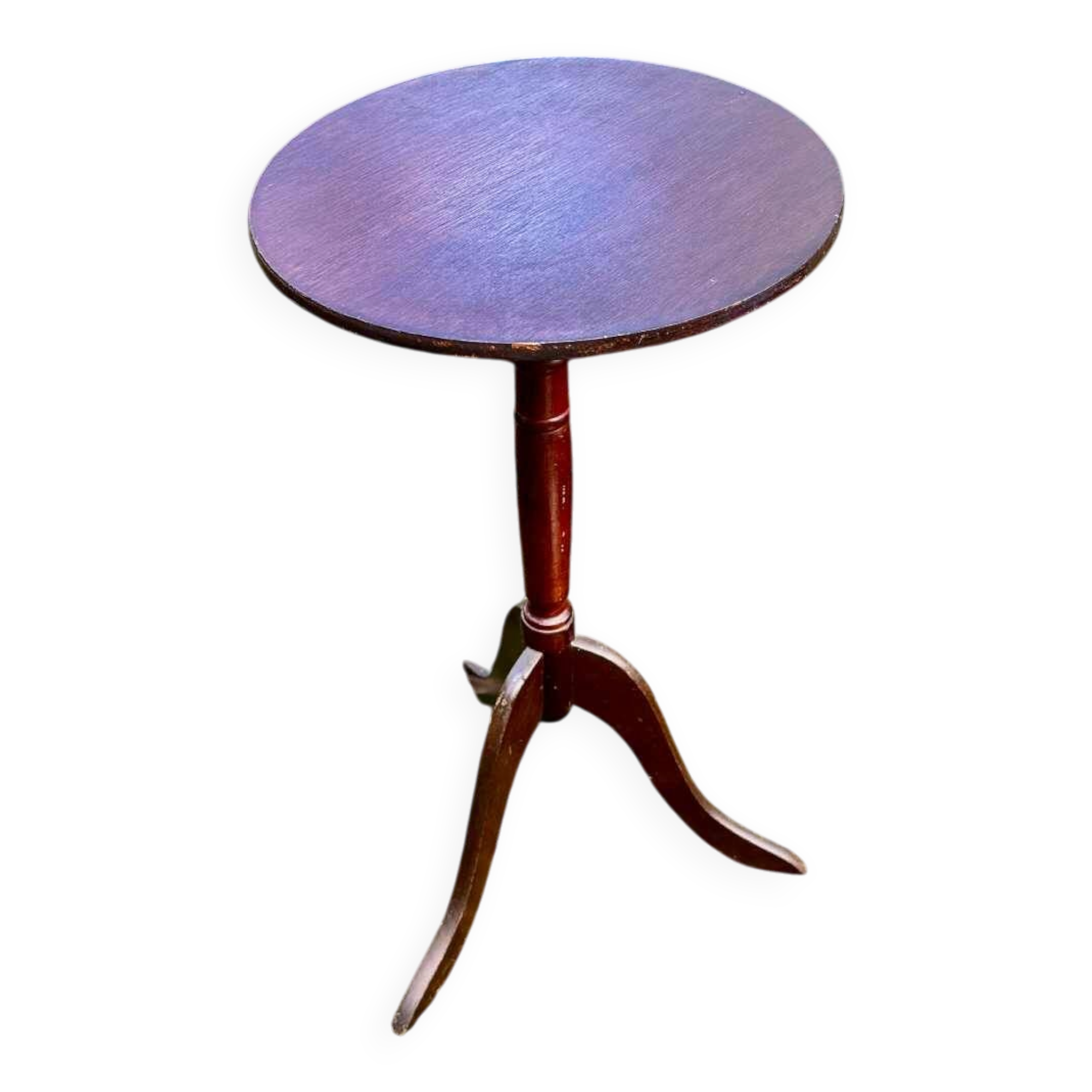 Large vintage wooden side table