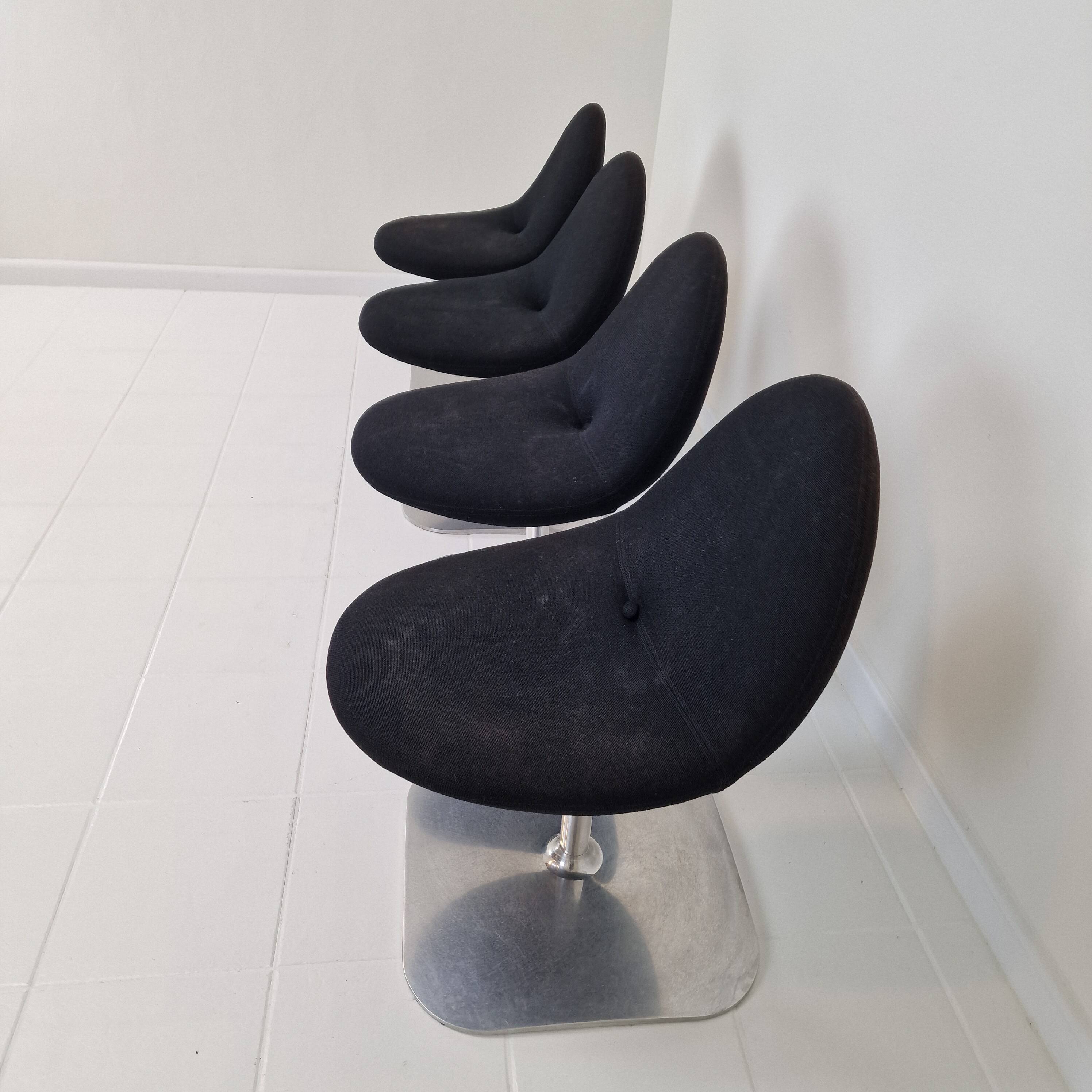 Set of 4 Artifort "Conco" Chairs, Michel van der Kley 2006