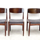 Set of six vintage dining chairs