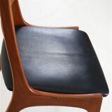 Set of 6 Korup Stolefabrik teak chairs in the style of Kai Kristiansen