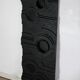 Wall sculpture, wood and black coating, late 1970s