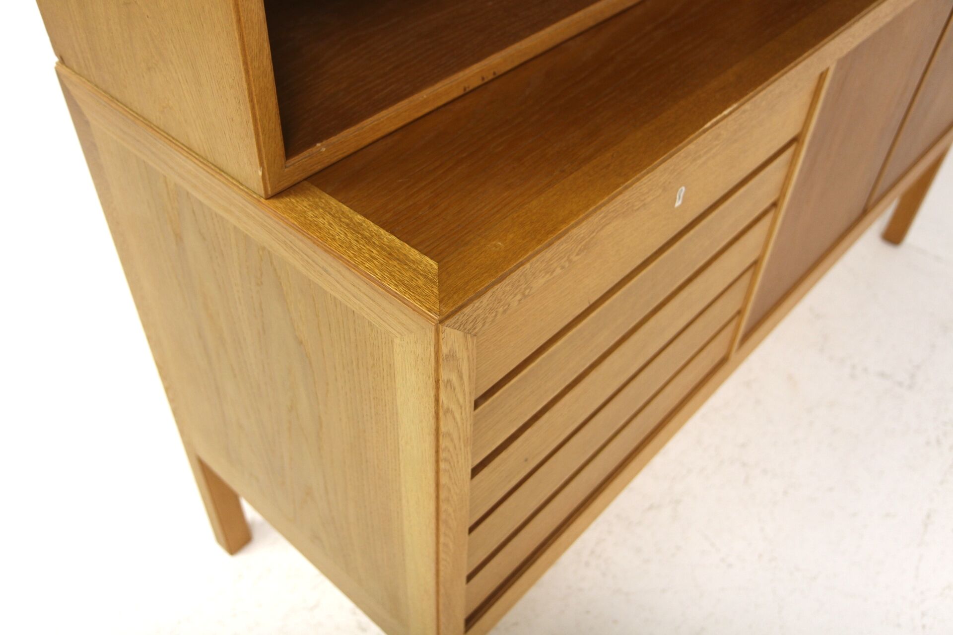 Scandinavian oak library, Alf Svensson, Sweden, 1960