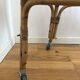 Vintage rattan cradle
