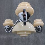 1930s Art Deco Chandelier, Czechoslovakia