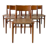Chaises de salle à manger Georg Leowald - ensemble de 6