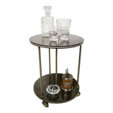 Double-trayed pedestal table