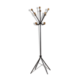 Door coats vintage parrot 12 balls swiveling in wood and steel