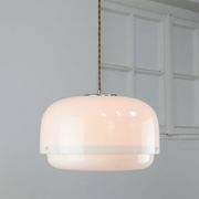 Italian White Medusa Pendant Lamp by Luigi Massoni for Guzzini, 1970s