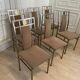 6 belgo Chrom chairs, 1980s