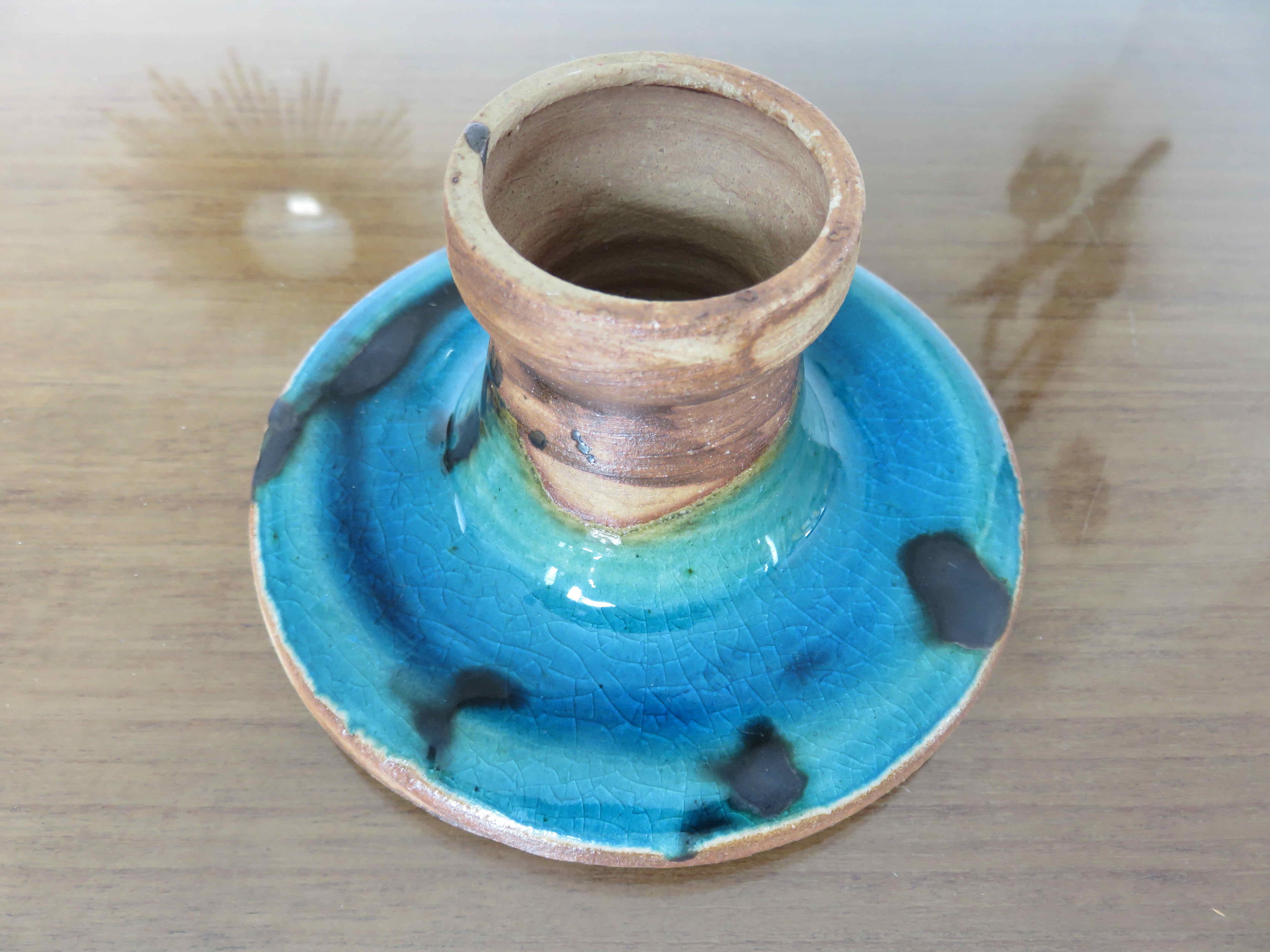 Candle holder " Grès du Colombier " 50s 60s