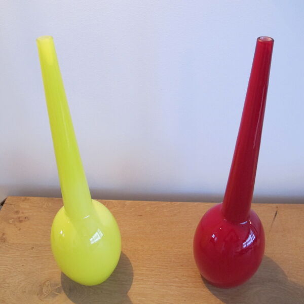 Paire de suspension Italienne Vistosi Luciano 1960