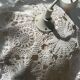 Hanging lamp dressed in vintage crochet 1970