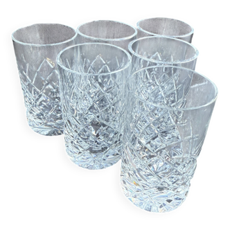 6 Vodka Glasses – Cut Crystal